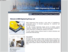 Tablet Screenshot of bmgengineeringgroup.com